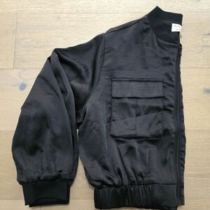 Vintage Havana Charcoal Bomber Jacket